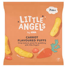 Little Angels Carrot Flavoured Puffs 7m+