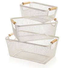 Wooden Mesh Basket Small