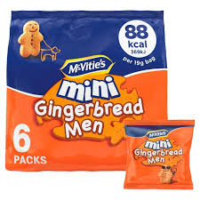 Mcvities Mini Gingerbread Men 6packs