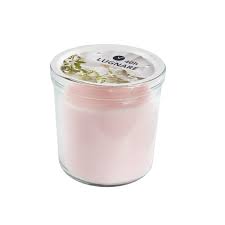Lugnare Candle - Scented candle in glass, Jasmine/pink, 40 hr