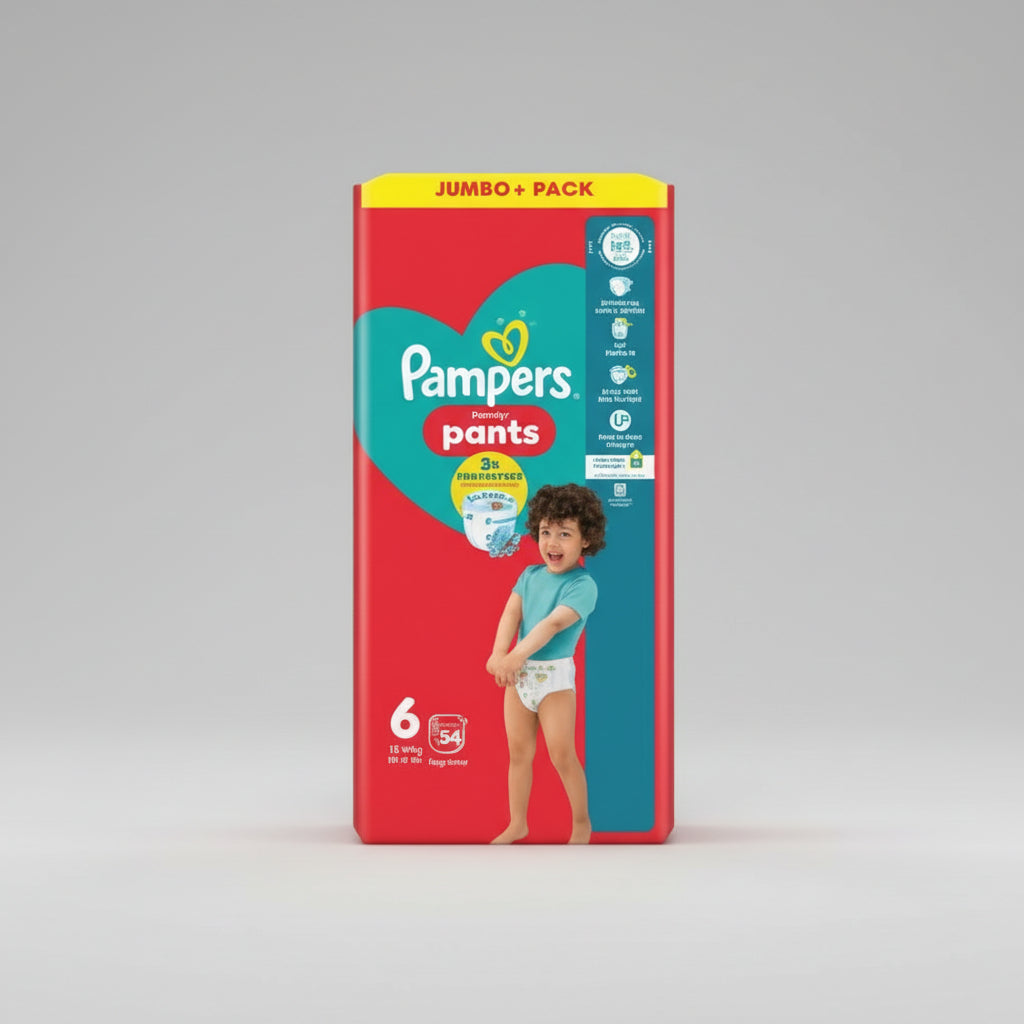 Pampers Baby- Dry Nappy Pants Size 6 54pcs