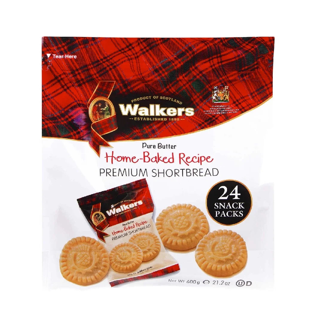 Walkers Pure Butter Premium Shortbread 24packs