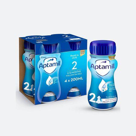 Aptamil 2 RTF (200ML x 4 ) Single