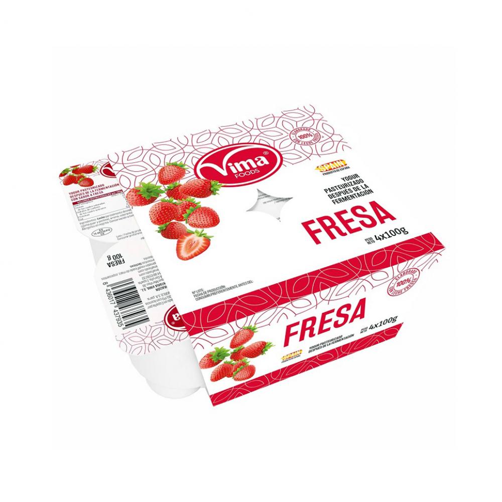 Vima Strawberry Yoghurt 4 x 100g