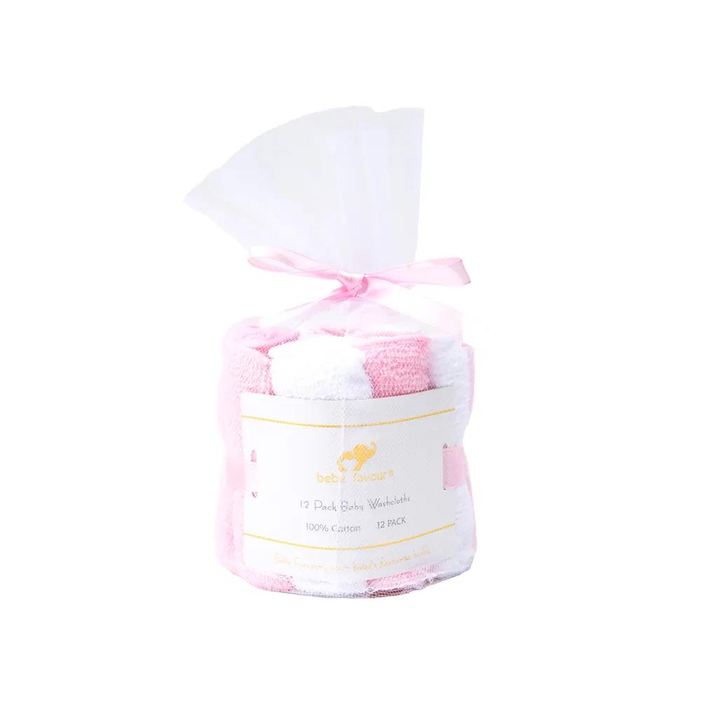 Bebe favour washcloths (12pcs x 6)pack