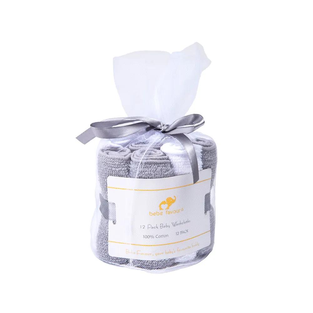 Bebe favour washcloths (12pcs x 6)pack
