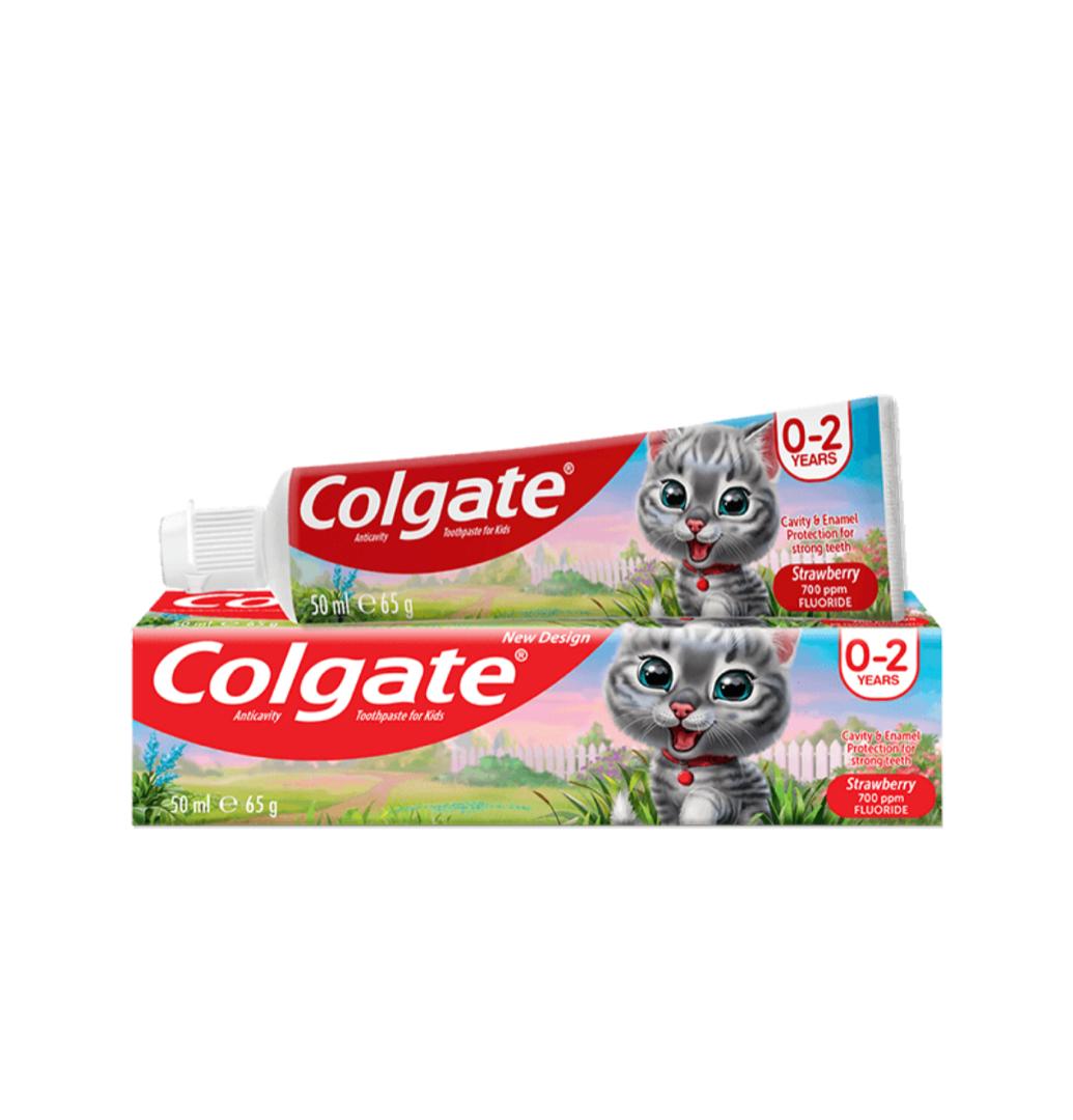 Colgate anticavity toothpaste (kids small) 0-2 years 65g Single