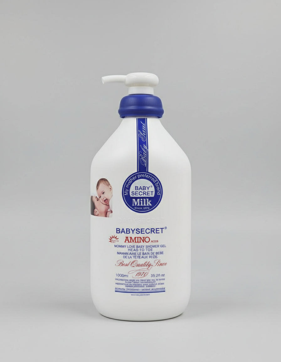 Baby Secret Milk Chamomile Almond hair & body wash 1000ml Single