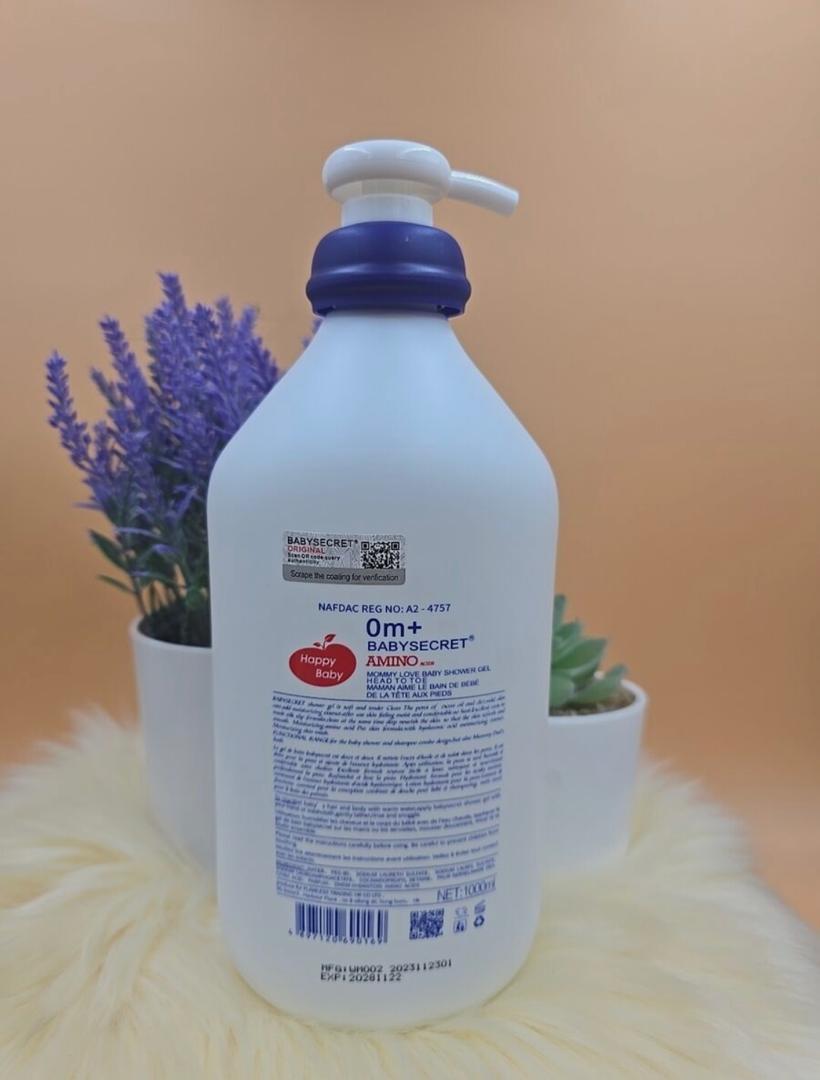 Baby Secret Milk Chamomile Almond hair & body wash 1000ml Single