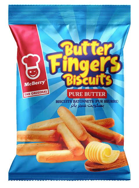 Butter Fingers Biscuits Strips of 12