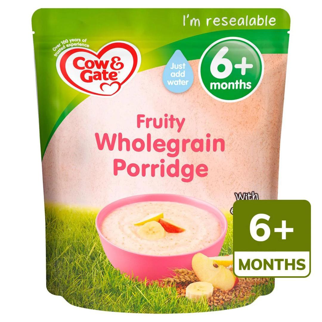 Cow & Gate Fruity Wholegrain Porridge 125g