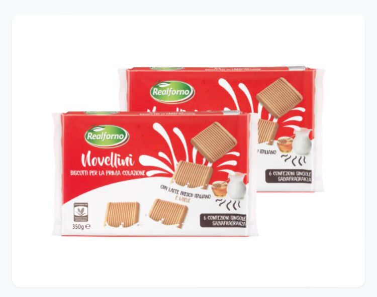Realforno Novellini Biscotti Per La Prima Colazione 350g