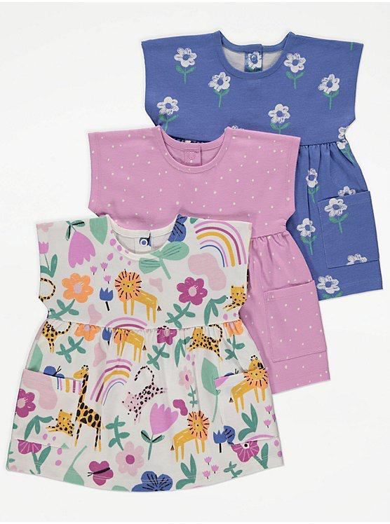 George Baby 3set Girl Dress