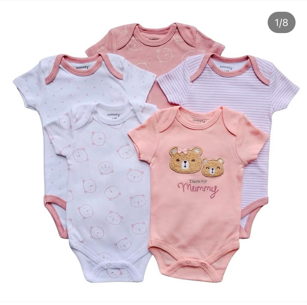 Sunnozy 5pcs Bodysuit