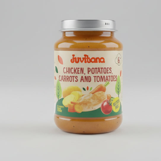 Juvitana Chicken, Potatoes, Carrots & Tomatoes 190g