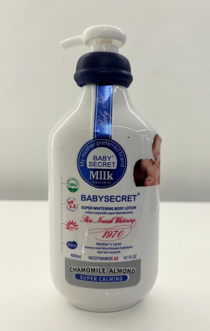 Baby Secret Milk Chamomile Almond 400ml Single – hygiene and toiletries product image