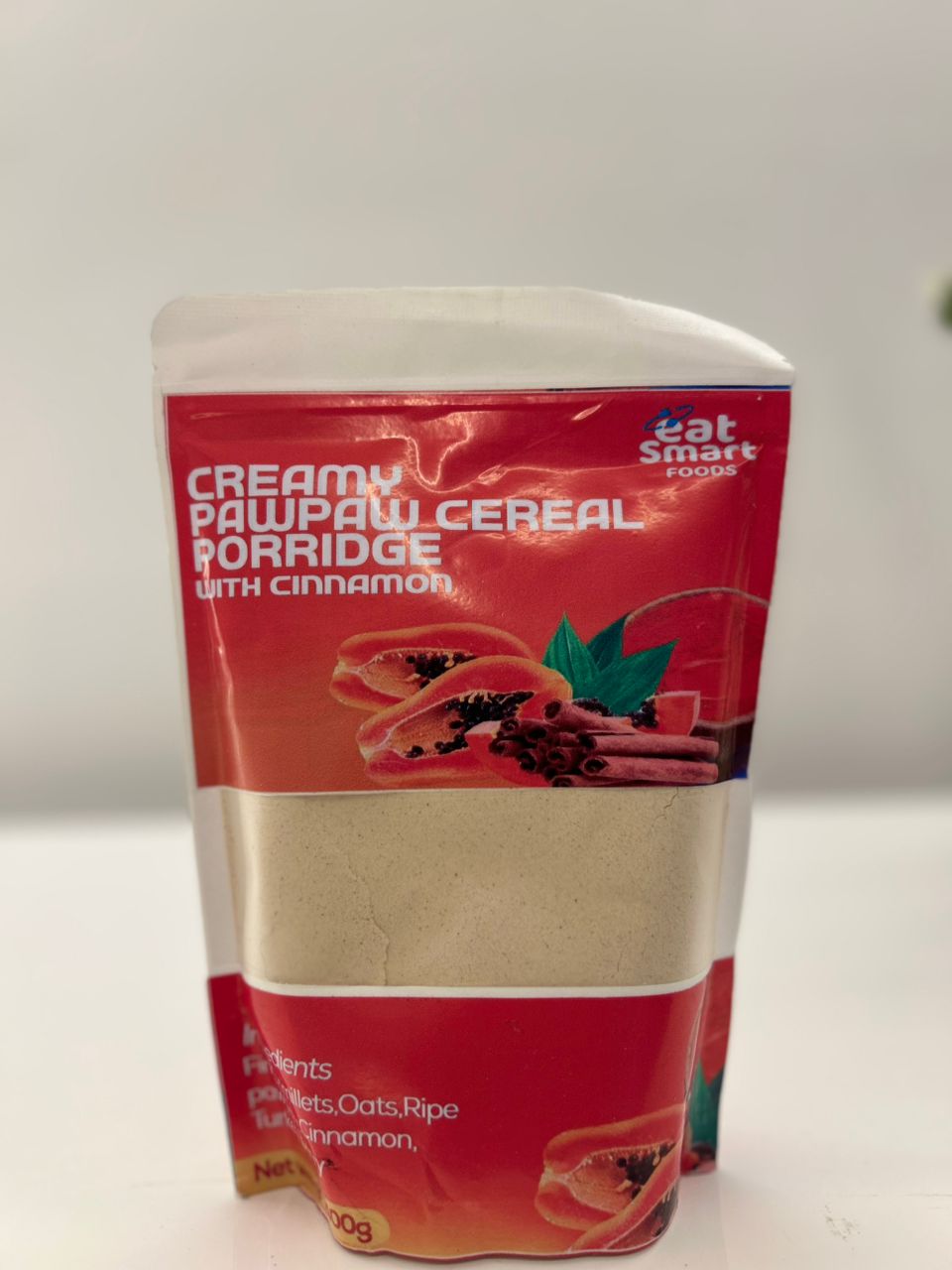Eat smart Creamy pawpaw with cinnamon (400g) Single packaging - available at Beks Ghana