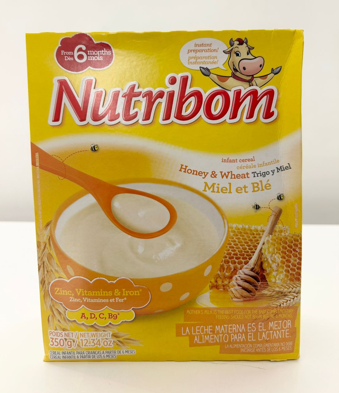 Nutribom Honey & Wheat (350g) Single packaging - available at Beks Ghana