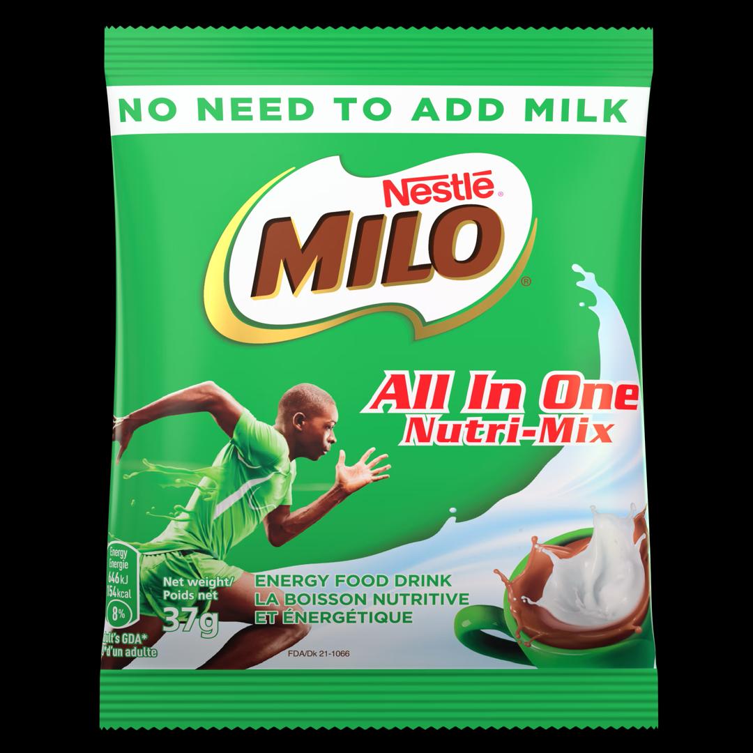 Nestle Milo ( all in one nutri mix) strips small 37 g product photo – Buy online at Beks Ghana