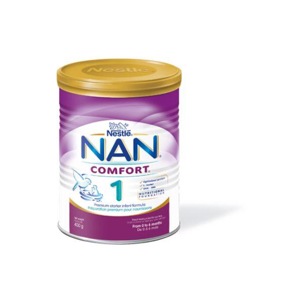 NAN Comfort 1 (400g) single packaging - available at Beks Ghana