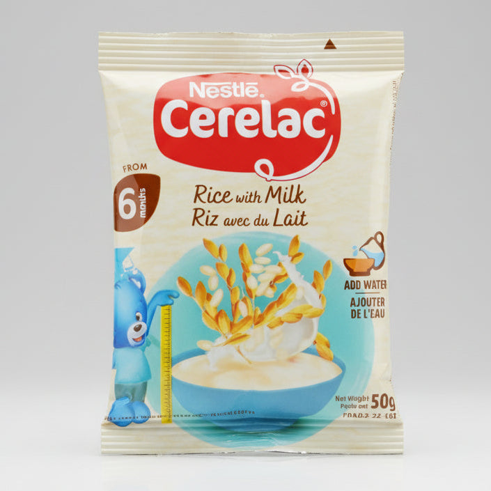 Cerelac strip Rice Ghana (50g) single packaging - available at Beks Ghana