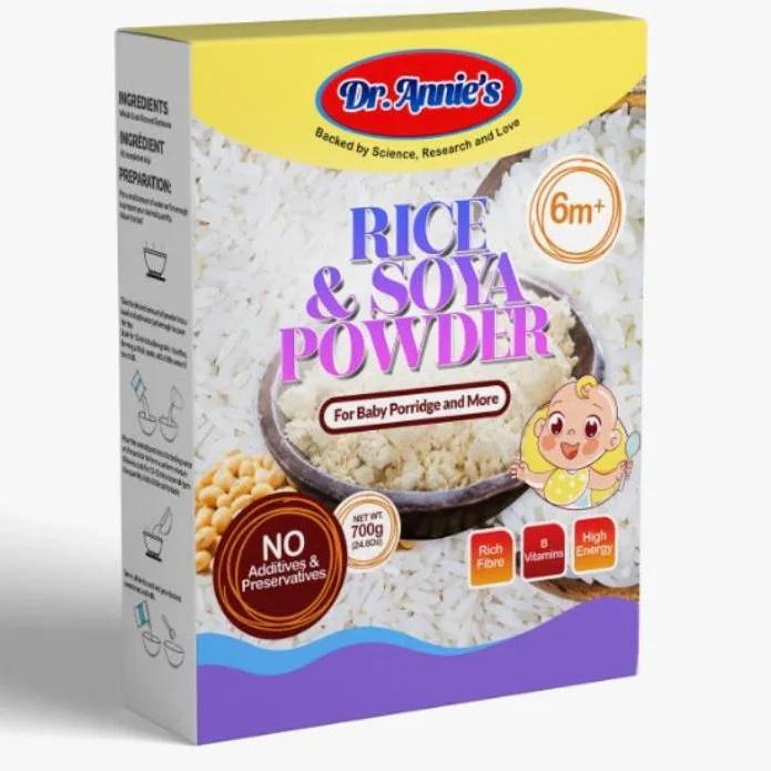 Dr Annie’s Rice and Soya Mix (700g) Single packaging - available at Beks Ghana