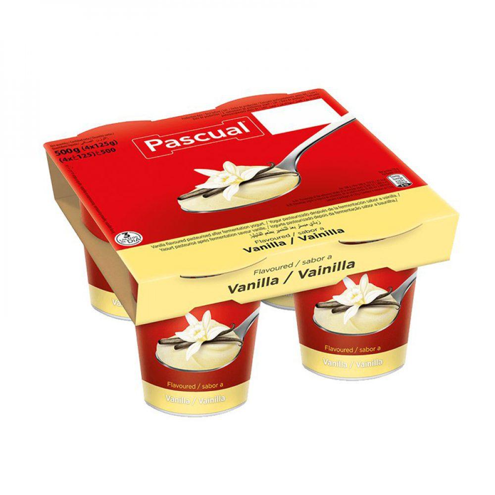 Pascual Vanilla pack (120gx4) Single packaging - available at Beks Ghana