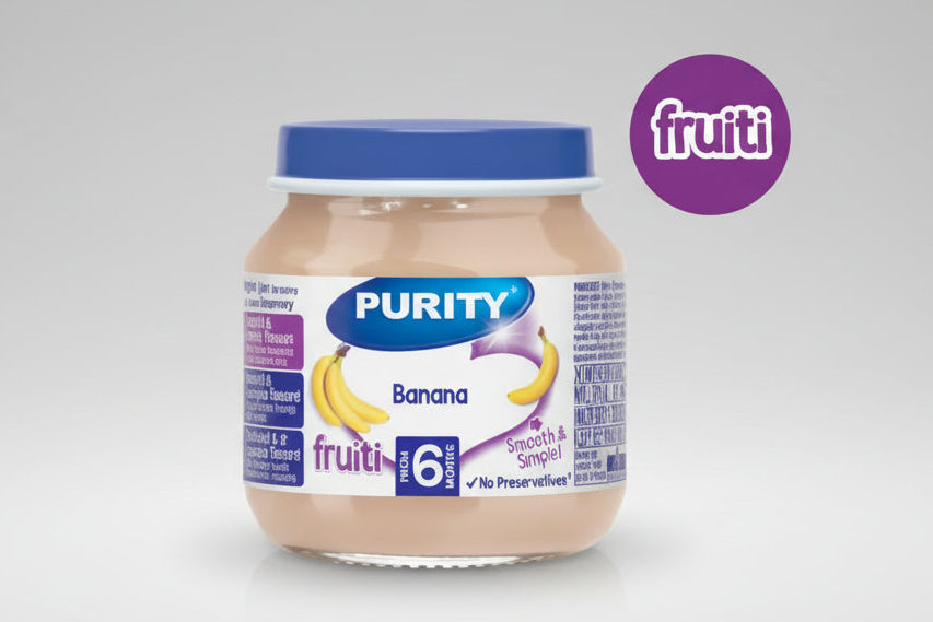 Purity Small BananaTray (125mlx6x4) packaging - available at Beks Ghana