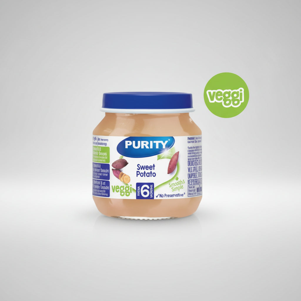 Purity Small Sweet Potato Flavour (125ml) single packaging - available at Beks Ghana