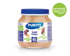 Purity Small Sweet Potato Flavour pack (125g x 6) packaging - available at Beks Ghana