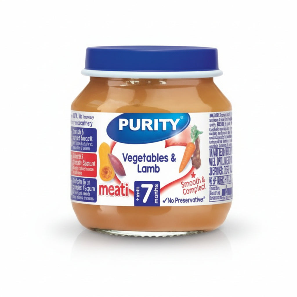 Purity Small vegetables and Lamb Tray (125g ×6×4)