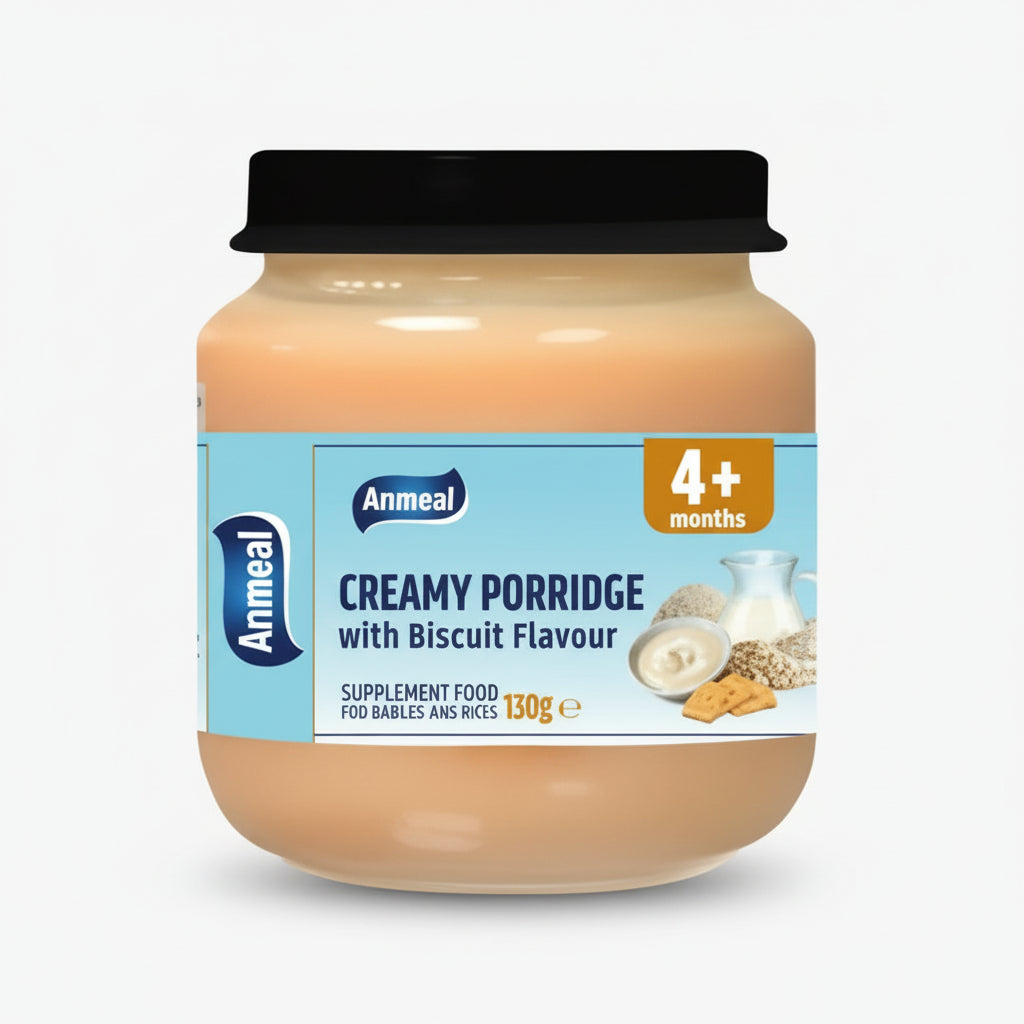 Arimeal Creamy Porridge with biscuit flavor 130g Single packaging - available at Beks Ghana