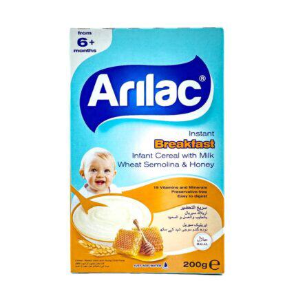 Arilac Wheat Semolina & Honey Cereal(200g) Single packaging - available at Beks Ghana