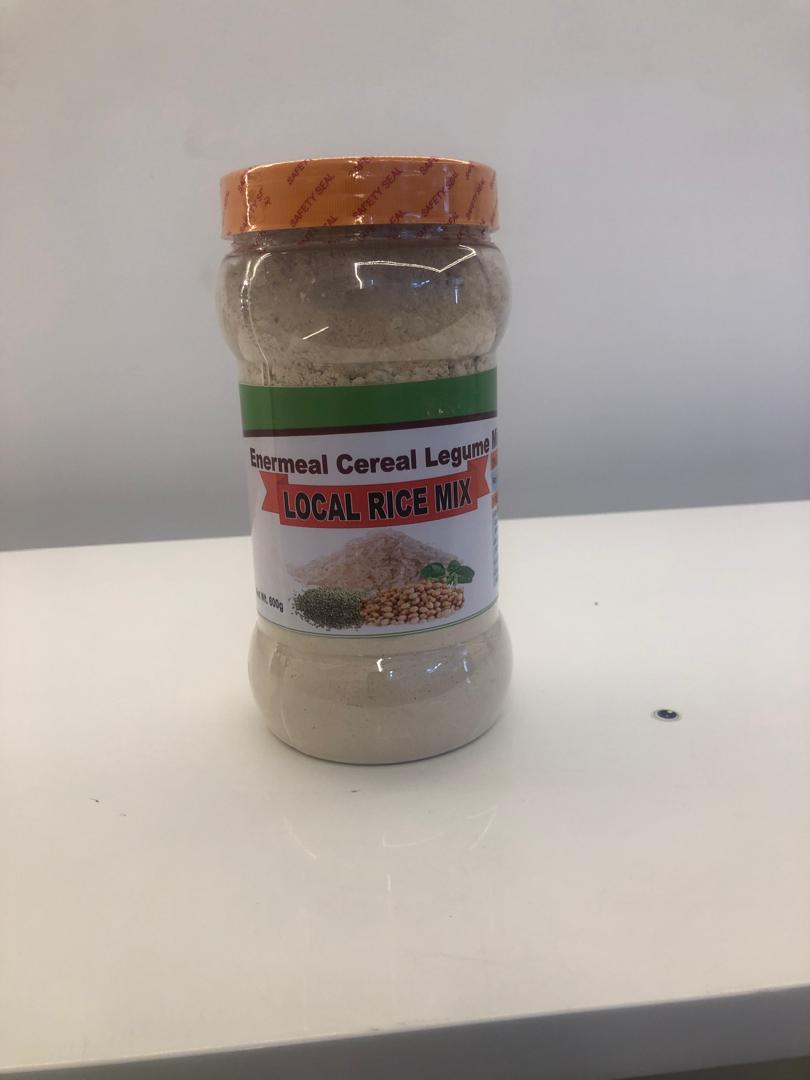 Enermeal local rice mix 600g Single packaging - available at Beks Ghana