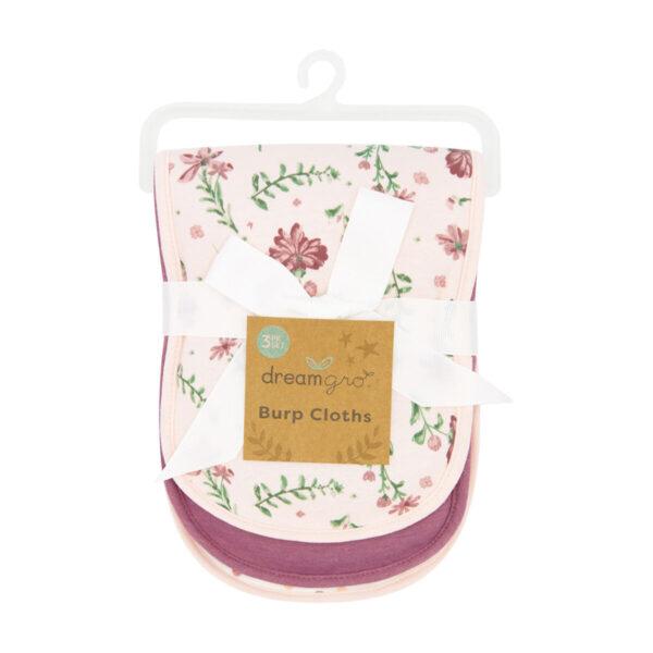 dream Growm 3 packs of Burp cloths – accessory item for kids