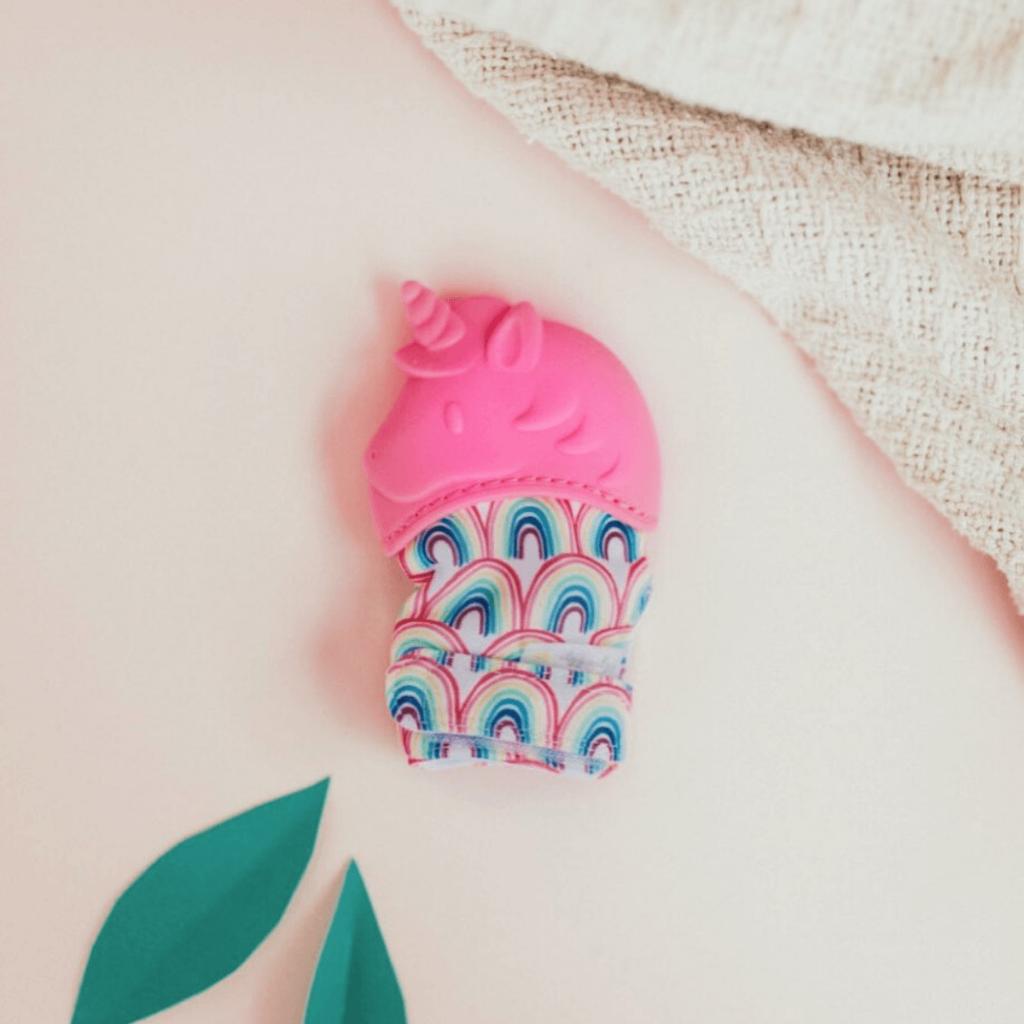Mitten with Silicone Teether – accessory item for kids