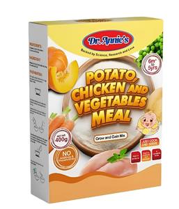 Dr Annie’s potato chicken and vegetables meal 400g packaging - available at Beks Ghana