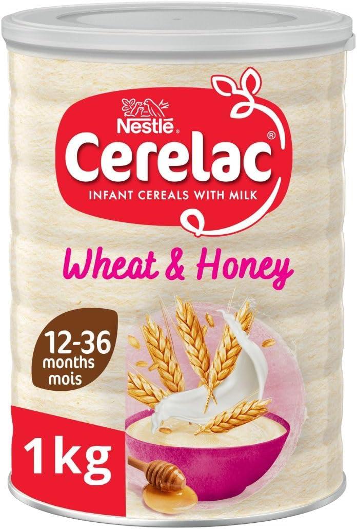 Cerelac Wheat & Honey 1kg Uk packaging - available at Beks Ghana