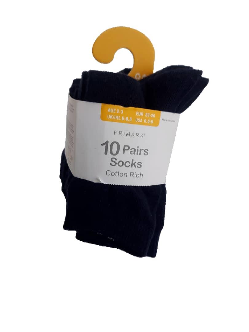 Primark 10 pair socks 2-3 yrs – accessory item for kids