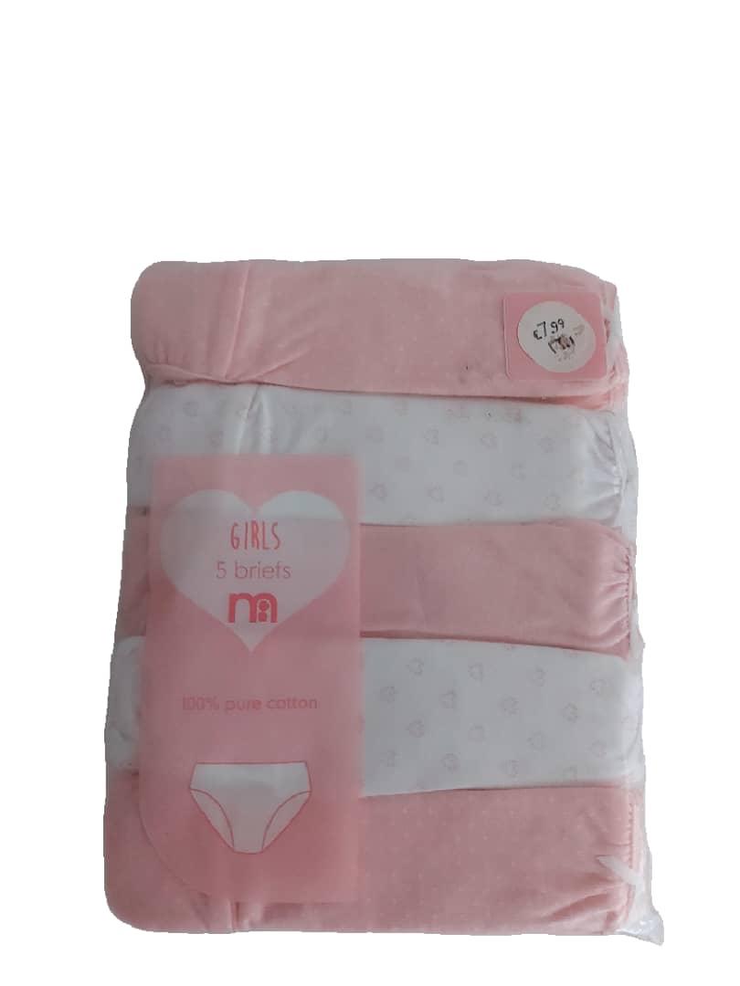 Girls 5 Briefs – accessory item for kids
