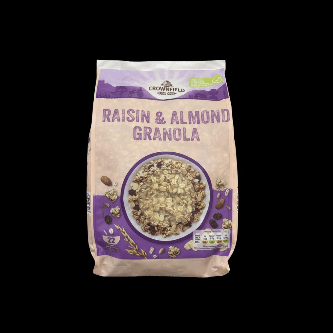 Crownfield Raisin & Almond Granola 1kg – product photo from Beks Ghana