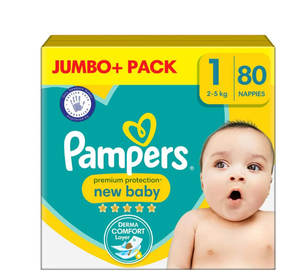 Pampers Newborn Jumbo Pack Size 1 – product photo from Beks Ghana
