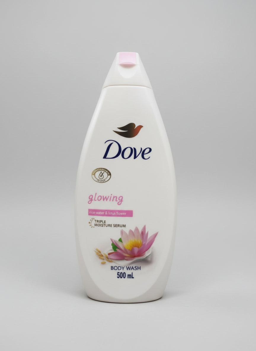 Dove glowing rice water & lotus flower 750ml – product photo from Beks Ghana