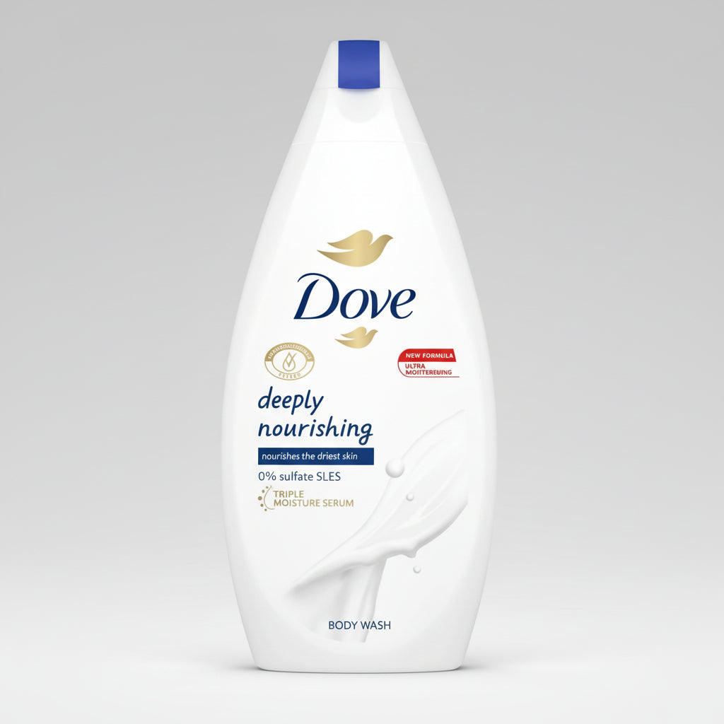 Dove Deeply nourishing nourishes dry skin 750ml – product photo from Beks Ghana