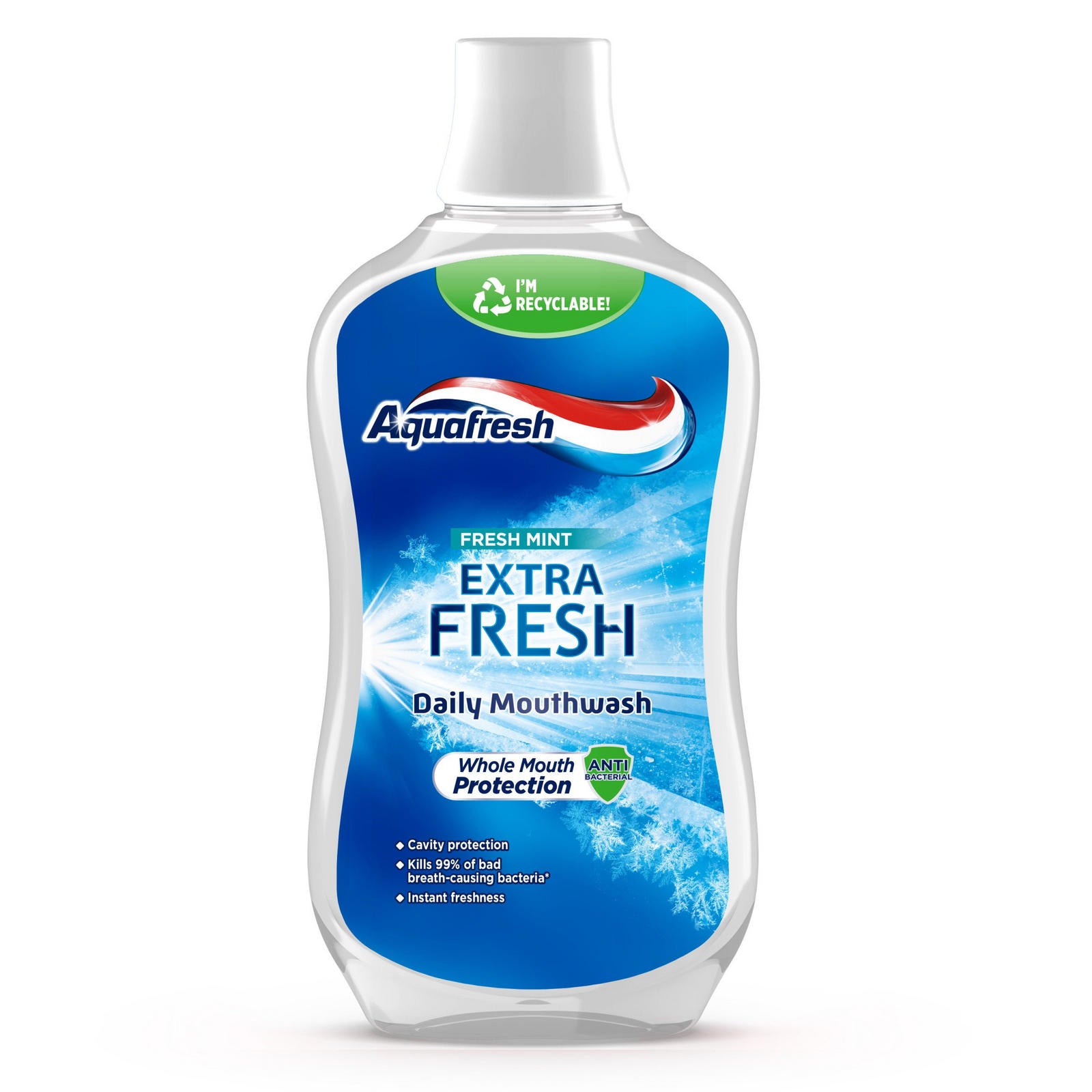 Aquafresh Fresh Mint Extra Fresh Daily Wash 500ml