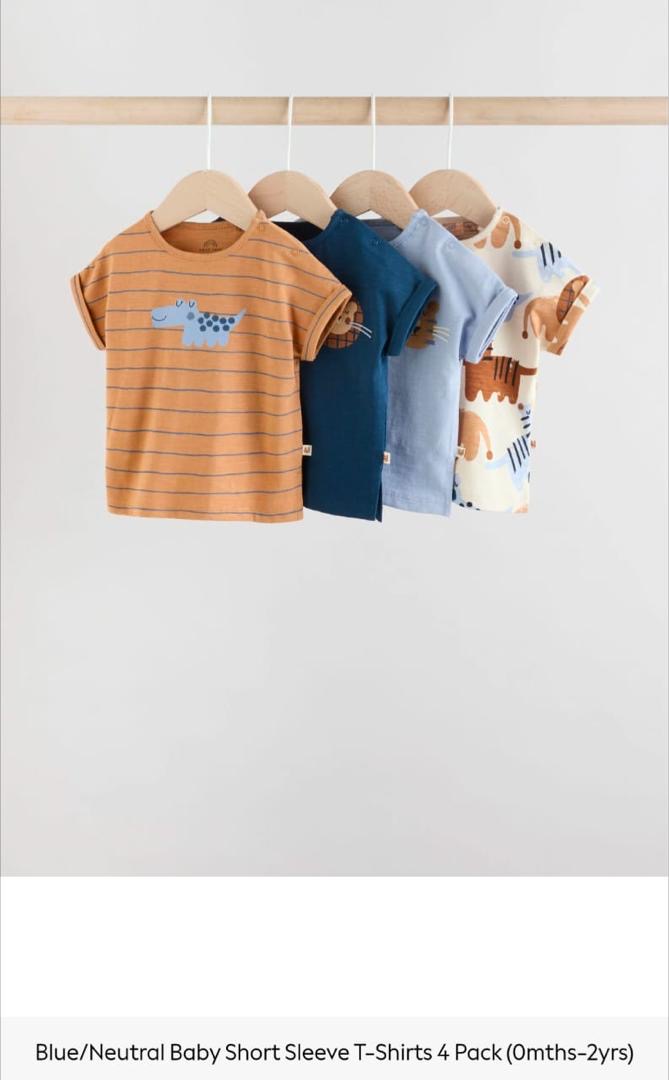 Next Baby 4 pack short sleeves top