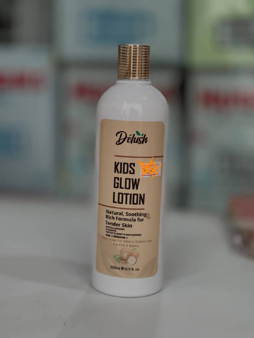 Delush Kids Glow Lotion 500ml - Beks Ghana