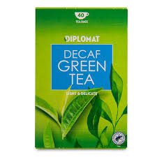 Diplomat Decaf green tea 40 tea bags - Beks Ghana
