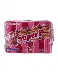Super 2 Strawberry Biscuit 600g