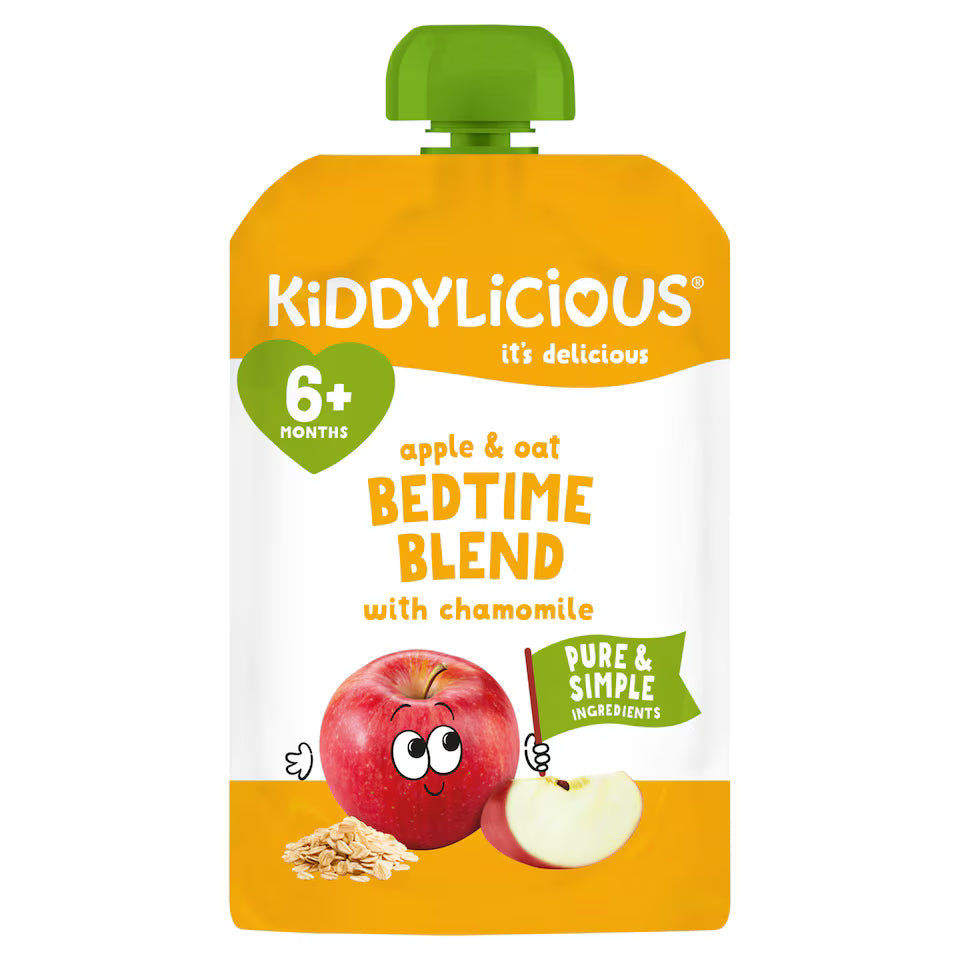 Kiddylicious Apple & Oats Blend with Chamolie 100g